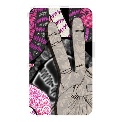 Peace Hand Art Memory Card Reader (Rectangular) from UrbanLoad.com Front
