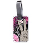 Peace Hand Art Luggage Tag (one side)