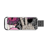 Peace Hand Art Portable USB Flash (One Side)