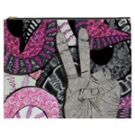 Peace Hand Art Cosmetic Bag (XXXL)