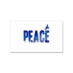 Peace Bird Sticker Rectangular (10 pack)