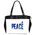 Peace Bird Oversize Office Handbag (2 Sides)