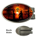 Ninja Sunset Money Clip (Oval)