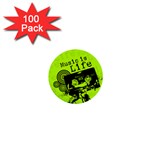 Music Is Life 1  Mini Button (100 pack) 