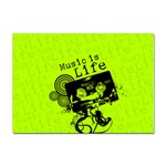 Music Is Life Sticker A4 (10 pack)