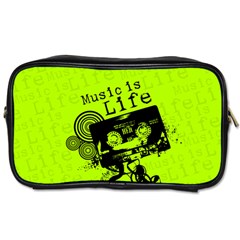 Music Is Life Toiletries Bag (Two Sides) from UrbanLoad.com Front