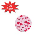 Muah Harts 1  Mini Button (100 pack) 