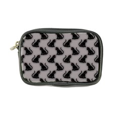 Black Cats On Gray Coin Purse from UrbanLoad.com Front