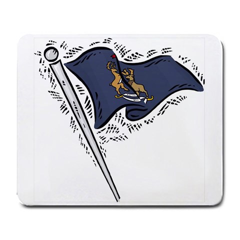 State Flag Michigan Large Mousepad from UrbanLoad.com Front
