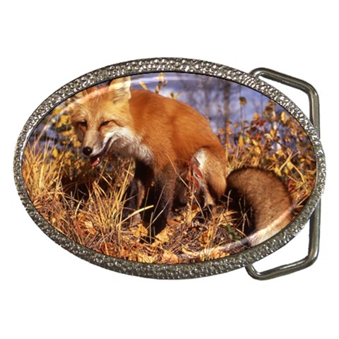 Red Fox Belt Buckle from UrbanLoad.com Front