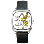 Pegasus Square Metal Watch