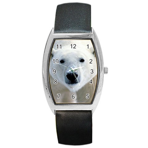 Fabulous Polar Bear Barrel Style Metal Watch from UrbanLoad.com Front