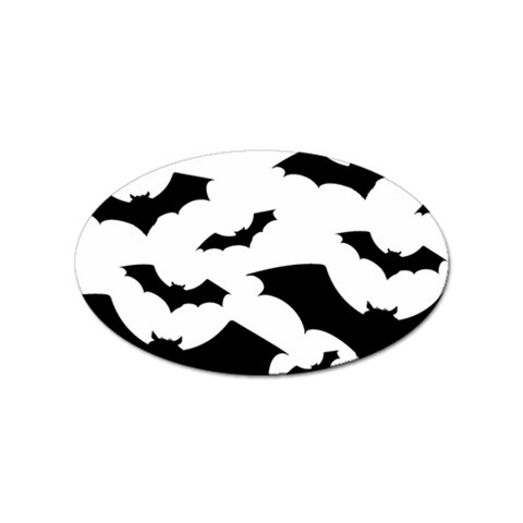Deathrock Bats Sticker Oval (10 pack) from UrbanLoad.com Front