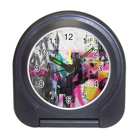 Graffiti Grunge Travel Alarm Clock from UrbanLoad.com Front