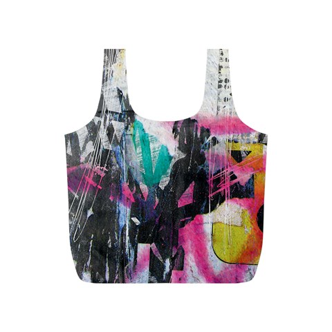 Graffiti Grunge Full Print Recycle Bag (S) from UrbanLoad.com Front