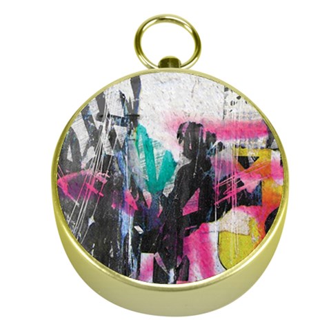 Graffiti Grunge Gold Compass from UrbanLoad.com Front