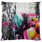 Graffiti Grunge Standard Flano Cushion Case (One Side)
