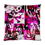 Pink Checker Graffiti Standard Cushion Case (One Side)