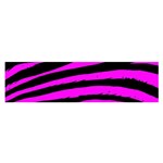Pink Zebra Satin Scarf (Oblong)