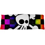 Checker Rainbow Skull Body Pillow Case Dakimakura (Two Sides)