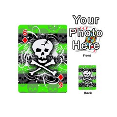 Deathrock Skull Playing Cards 54 Designs (Mini) from UrbanLoad.com Front - Diamond6