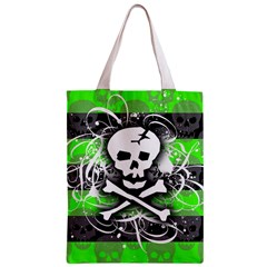 Deathrock Skull Zipper Classic Tote Bag from UrbanLoad.com Back