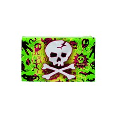 Deathrock Skull & Crossbones Cosmetic Bag (XS) from UrbanLoad.com Back
