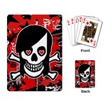 Emo Girl Skull Playing Cards Single Design (Rectangle)