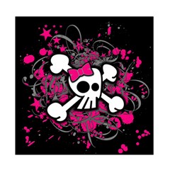 Girly Skull & Crossbones Duvet Cover Double Side (Full/ Double Size) from UrbanLoad.com Back