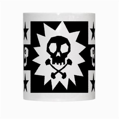 Gothic Punk Skull White Mug from UrbanLoad.com Center