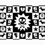 Gothic Punk Skull Canvas 12  x 16 