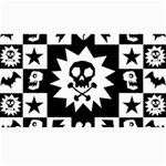 Gothic Punk Skull Canvas 40  x 72 
