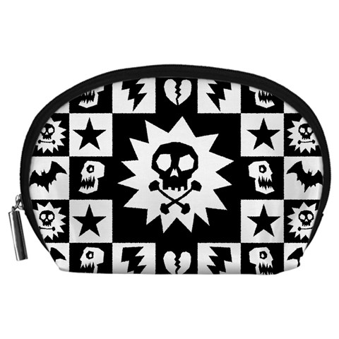 Gothic Punk Skull Accessory Pouch (Large) from UrbanLoad.com Front
