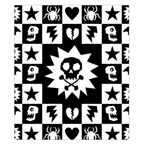 Gothic Punk Skull Duvet Cover Double Side (California King Size) from UrbanLoad.com Front