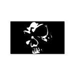 Gothic Skull Sticker (Rectangular)