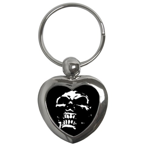 Morbid Skull Key Chain (Heart) from UrbanLoad.com Front