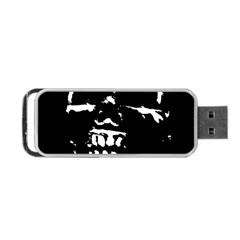 Morbid Skull Portable USB Flash (Two Sides) from UrbanLoad.com Front