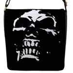 Morbid Skull Flap Closure Messenger Bag (S)
