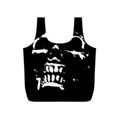 Morbid Skull Full Print Recycle Bag (S) from UrbanLoad.com Back