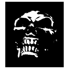 Morbid Skull Drawstring Pouch (Medium) from UrbanLoad.com Back
