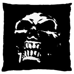 Morbid Skull Large Flano Cushion Case (Two Sides) from UrbanLoad.com Front