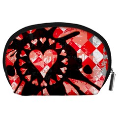 Love Heart Splatter Accessory Pouch (Large) from UrbanLoad.com Back