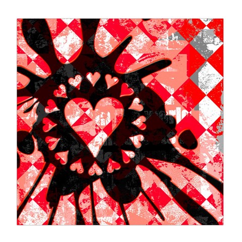 Love Heart Splatter Duvet Cover (Queen Size) from UrbanLoad.com Front