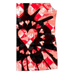Love Heart Splatter Women s Button Up Vest from UrbanLoad.com Front Left