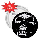 Morbid Skull 2.25  Button (10 pack)