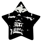 Morbid Skull Star Ornament (Two Sides)