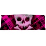 Pink Plaid Skull Body Pillow Case Dakimakura (Two Sides)