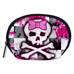 Pink Skull Scene Girl Accessory Pouch (Medium) from UrbanLoad.com Front