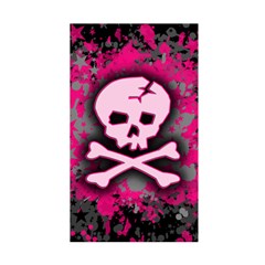 Pink Skull Star Splatter Duvet Cover Double Side (Single Size) from UrbanLoad.com Back