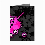 Pink Star Design Mini Greeting Cards (Pkg of 8)
